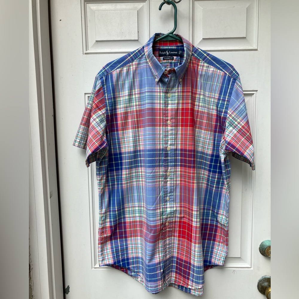 RL Plaid Button Up